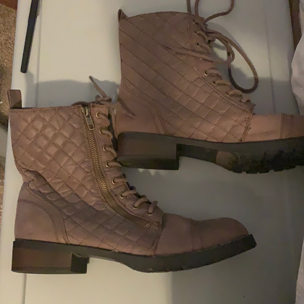 Light brown Combat boots